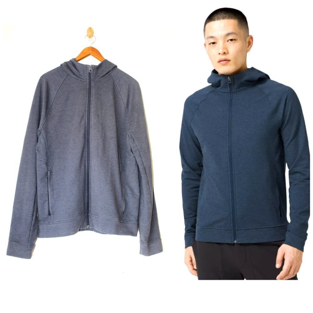Lululemon City Sweat Full Zip Men's Hoodie long sleeve size Large Outdoor Top